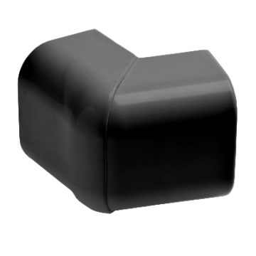 Угол внешний для короба 74х55 мм RuVinil (черный)