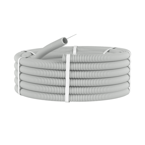 Гофра для кабеля с зондом D20 мм (100м)